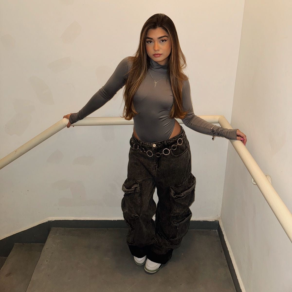 Calça Cargo Camille Oversized